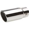 Simoni Racing TRX/01 Terminale di Scarico Universale, Uscita Singola inclinata 75 mm, in Acciaio Inox