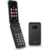 TTfone TT760 Telefono Cellulare 4G a Flip con Grandi Pulsanti per Anziani e Pulsante di Assistenza d'Emergenza - Telefono Cellulare Semplice Sbloccato (con cavo USB, Nero)