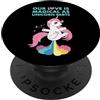 Unicorn Fart Shirt & Goofy Romantic Gift Il nostro amore è magico e gassoso - Funny Unicorn Fart PopSockets PopGrip Adesivo