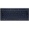 CHERRY KW 7100 MINI BT, Tastiera Multidispositivo Compatta con 3 Canali Bluetooth, Layout per il Regno Unito (QWERTY), Design Piatto, con Custodia di Trasporto, Slate Blue