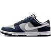 NIKE Dunk Low, Sneaker Uomo, Obsidian White Lt Smoke Grey, 45.5 EU