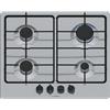 Bosch Serie 4 PGP6B5K85 Piano cottura a gas 60 cm 4 fuochi Acciaio Inox