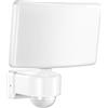 EL-HOME Faretto da esterno LED "EL HOME" ML-40B7 con sensore di movimento 10 m / 240° PIR, 30W, 2200lm, sensore crepuscolare, IP65, AC 230V - per uso esterno, applique, lampada da giardino, faretto - bianco