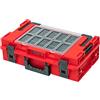 QBRICK SYSTEM Cassetta Attrezzi Vuota Porta ONE 200 2.0 Expert RED Ultra HD Rosso 600 x 400 x 205 mm