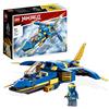 LEGO NINJAGO Jet-Fulmine di Jay - EVOLUTION, Set Aereo Giocattolo Potenziabile, Aeroplano da Costruire, Idea Regalo di Compleanno per Bambini e Bambine 71784