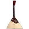 GEWA Prim Balalaika - 6 corde - Tavola armonica in abete massello - Conchiglia in acero massello - 19 tasti in alpacca - Finitura lucida - Made in Europe