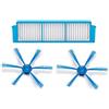Hannets Set Di 2 Spazzole Laterali Di Ricambio Per Philips Robot Aspirapolvere FC8792, FC8794, FC8796