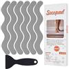 Secopad Adesivi antiscivolo, 24 pezzi, strisce di sicurezza per vasca da bagno, doccia, scale (Grigio)