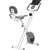 HOMCOM Bicicletta da fitness pieghevole con schermo LCD - Nero