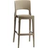 Scab Design Sgabello Isy Tecnopolimero lucido