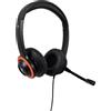 V7 Cuffie V7 Safesound Education con microfono 2m [HA530E]
