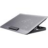 Trust Supporto per notebook Trust Exto con ventola di raffreddamento Grigio [24613]