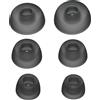 GN AUDIO Kit di inserti auricolari Gn Audio per cuffie Elite 7 Active/7 Pro 3paia Nero [100-62974000-00