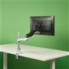 R-go tools Supporto monitor R-go tools Caparo Singolo Monitor Molla a gas regolabile circolare 9kg Nero [RGOVLCA4SI]