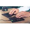 R-go tools Tastiera ergonomica R-go Tools cablato USB tipo A QWERTY Nero [RGOSP-ITWIBL]