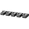 Hp Base di ricarica Poly Savi con supporto per 5 unita' Nero [85R88AA]