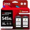 Denvoer PG545XL Cartucce d'inchiostro Sostituzione per Canon 545 XL Nero per Canon PG 545 PG-545XL per Pixma MG2550 MG2550S TR4550 TS3350 TS3450 TR4650 TS3150 MX495 MX490 TS3351 TS3451 MG2555 (2 Nero)