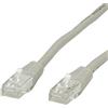 Value UTP Patch Cord, Cat.6, grey 1.0 m