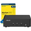 ASUS NUC 15 Pro, Mini PC Intel Core U5-225H, RAM da 96 GB DDR5-6400, SSD M.2, Scheda Grafica Integrata, Wi-Fi 7, Bluetooth 5.4, Compatibile con Windows 11 Pro e Windows 11 Home, Versione Slim, Nero