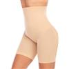 YARRCO Guaina Contenitiva Donna Pancia Piatta Mutande Contenitive Intimo Modellante Pancera Contenitiva a Vita Alta Shapewear Pantaloncini Dimagrante Invisible (#2 Beige,M)