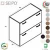 SEIPO Classificatore 2 cassetti lunghezza 900 SEIPO UN.3003
