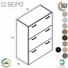 SEIPO Classificatore 3 cassetti lunghezza 900 SEIPO UN.3005