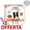 Unipro Dog Adult Zero Glutine Salmone - Vaschetta Da 150 Gr - CONFEZIONE RISPARMIO