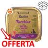 Unipro Dog Rustico Tacchino con Pasta e Carote - Vaschetta Da 100 Gr - CONFEZIONE RISPARMIO