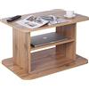 RICOO Tavolino da salotto 69 x 45 x 50 cm WM094-EW Tavolo da caffè Rovere marrone Wotan