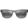 Maui Jim Kaulike Sunglasses, Trasparente/Grigio (Matte Transparent Grey), 53-19-145 Unisex-Adulto