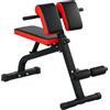 SPORTNOW Panca per gli esercizi pieghevole panca multifunzione per allenamento cuscino regolabile 8 posizioni 103 x 65 x 67-98 cm nero