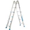 Easy System Scala multiposizione in alluminio easy system 4+4 gradini