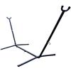 Vivere UHS9-CHA Supporto per Amaca, Acciaio, 280 cm, Portata 200 kg, Antracite