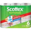 Scottex Tutto Fare, Carta Da Cucina, Morbida e Resistente, Ultra assorbente, Con Carta certificata FSC, 3 Rotoli