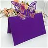 Medigy Bigliettino segnaposto per matrimonio, festa di compleanno, decorazione per tavola o bomboniera Purple