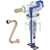 Galleggiante Geberit | Tipo 383 | Allacciamento Laterale 3/8 | + Curvetta a S | 240.784.00.5