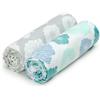 T-Tomi Cloth Towels Poppies 2 pz