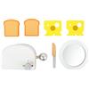 Small foot Wooden Toaster Breakfast 7 pz