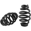 Akozon selle moto + Molla per sedile | 1 paio di molle a barilotto da 3in acciaio per sella per moto Bobber Chopper(Nero)