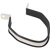 Akozon fasce per marmitta moto + staffa + Staffa universale per tubo di scarico esagonale, per moto, con clip di fissaggio
