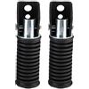 EBTOOLS Poggiapiedi Posteriore Moto per Calcio Pegs Coppia di Poggiapiedi Posteriore per Motociclette GN125 / QJ25 / GS125 / GT125-5