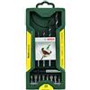 Bosch Accessories Bosch Home and Garden 2607017161 Set Misto X, 14 Punte Multi-material, con Bit Avvitamento, nero