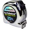 Komelon 425HV high-visibility Professional tape Measure, 25-feet da 2,5 cm, cromato