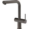 Gessi Miscelatore monocomando Inedito 60571 707 finitura Black Metal Brushed PVD