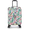 Kipling SPONTANEOUS S Bagaglio a ruote di piccole dimensioni da cabina, Carry On, Cocktail Floral (Arancia)