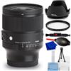 Sigma Obiettivo Sigma 24Mm F/1.4 Dg Dn Art Per Sony E 405965 - Pacchetto Accessori 7Pc