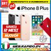 Apple S52_SMARTPHONE APPLE IPHONE 8 PLUS 256GB ROSSO RED IOS BUONO GARANZIA ITALIA_24H