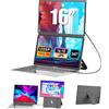 siaviala Monitor Portatile per Laptop 16", Schermo Portatile Full HD 1920x1200 IPS (y8t)