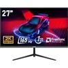 Shenzhen Qinghong Zhuoyue Technology Gawfolk Monitor PC da 27 pollici, 2K WQHD (2560 × 1440), monitor da (C5k)