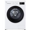 LG F4NA10S7NWK Lavatrice slim 7kg, Classe A, 1400 giri, Programma igiene con vapore, Display grande, White